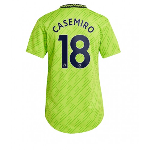 Manchester United Casemiro #18 Tredjedrakt Kvinner 2022-23 Kortermet Manchester United Casemiro #18 Tredjedrakt Kvinner 2022-23 Kortermet